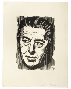 Portrait of André Breton by Anonymous - Modern Artwork