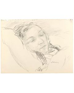 Sleeping Girl by Serge Fontinsky - Modern Artwork