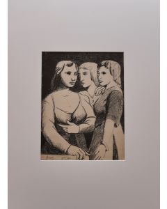 Tre Gemelli  by the artist Pompeo Borra - Contemporary Artwork