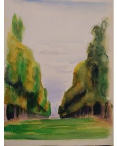 The Tree Lined Avenue by Pierre Segogne – Modern Artworks 