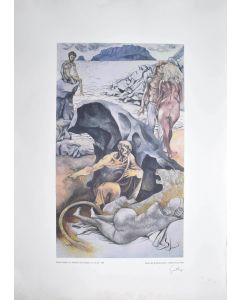 Saint Jerome or the three ages - From The Allegories by Renato Guttuso - Contemporary Artwork