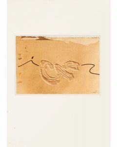 Embossed sign by Antoni Tàpies - Contemporary Artwork