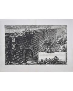 View of the magnificent substructure  by Giovanni Battista Piranesi - Old Master Artwork