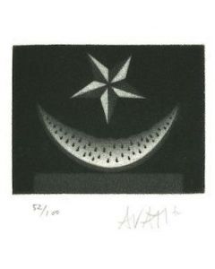 Watermelon and Star by Mario Avati -Contemporary Artwork