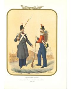 II Swiss Regiment is a lithograph by Antonio Zezon. Naples 1854