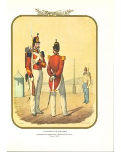 III Swiss Regiment is a lithograph by Antonio Zezon. Naples 1854