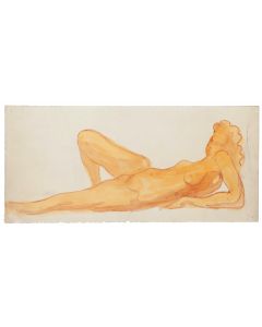 Nude 1935's is an original drawing in watercolor a on paper, realized by Jean Delpech (1988-1916). 