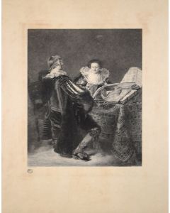 La Leçon de Musique by Georges Henri Manesse - Modern Artwork 