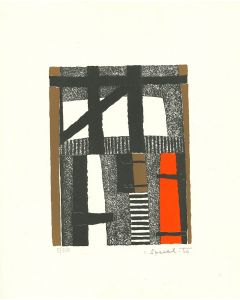 Striped composition by Luigi Spacal - Contemporary Artwork