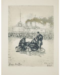 Pula 1918 by Anselmo Bucci  - Modern Artwork