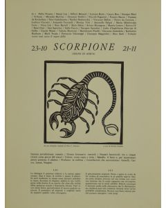 Zodiac Signs - Scorpio by Piero C. Antinori- Modern Artork
