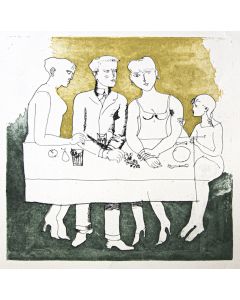 The Family by Franco Gentilini - Contemporary Artwork