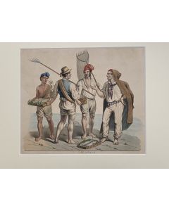 Neapolitan Fishermen is an original modern artwork realized by Anonymous Artist of thr XIX Century.
