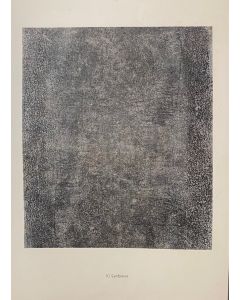 Symbioses is an original B/W lithograph on watermarked paper "Arc". Abstract composition by the French artist Jean Dubuffet. From the album of "Spectacles" (1953-1959). In excellent conditions.