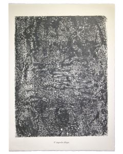 Legende Allegre is an original lithograph on watermarked paper "Arc". Abstract composition by the French artist Jean Dubuffet. From the album of "Theatre du sol" (1953-1959). In excellent conditions.