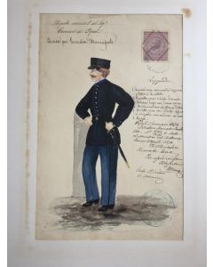 Figure for the uniform of the municipal guard