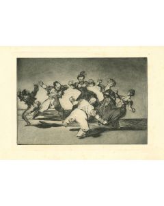 Disparate alegre - from Los Proverbios by  Francisco Goya - Old Master artwork