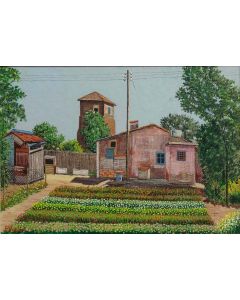 Rustic Cottage by Franco Viola - Contemporary Artwork