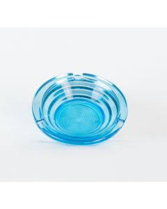 Glass Blue ashtray - Decorative Object
