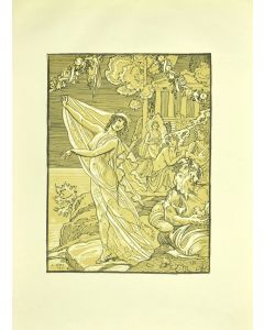 The Dancing Maenad by Ferdinand Bac - Modern Artwork 