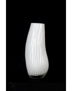 White Glass Vase - Design and Decorative Object