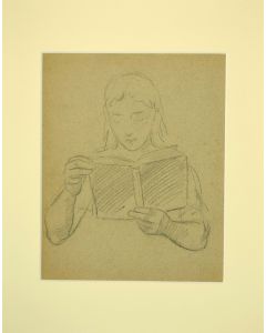 Reading Woman - Modern Artwork