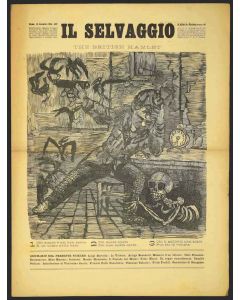 "Il Selvaggio no.10- 1935", Illustrated by Mino Maccari- Art Magazine
