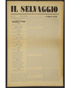 "Il Selvaggio no.6- 1932", Illustrated by Mino Maccari- Art Magazine