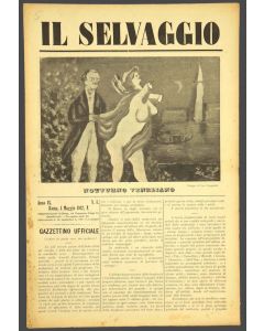 "Il Selvaggio no.1- 1932", Illustrated by Mino Maccari- Art Magazine