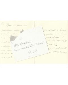 Autograph Letter by Aldo Palazzeschi - Manuscripts