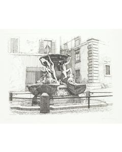 The Turtle Fountain by Giuseppe Malandrino- Modern Artwork