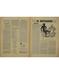 "Il Selvaggio no.10- 1934", Illustrated by Mino Maccari- Art Magazine