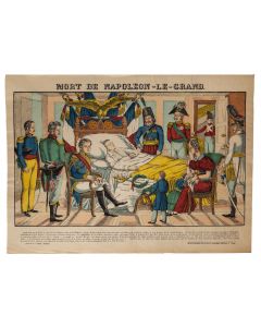 "Epinal Print, Death of Napoleone Bonaparte" by Anonymous - Modern Artwork