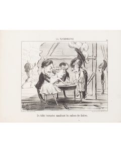 Honoré Daumier - Les Tables Tournantes...- La Fluidomanie - Modern Artworks