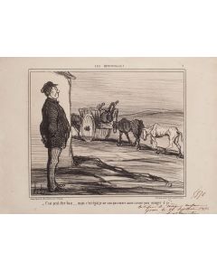 Honoré Daumier - C’est peut-être bon… - LES HIPPOPHAGES - Modern Artworks