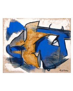 Blue and Yellow by Giorgio Lo Fermo -  Contemporary Artwork