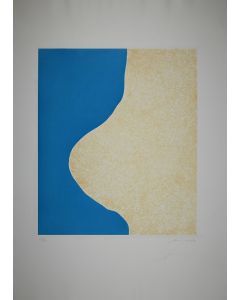 Incavo blu by Giuseppe Santomaso - Contemporary Artwork