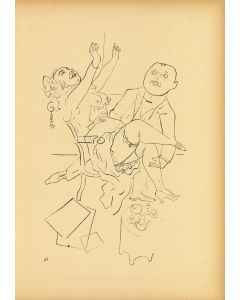 Happiness  from Ecce Homo by  George Grosz - Modern Artwork