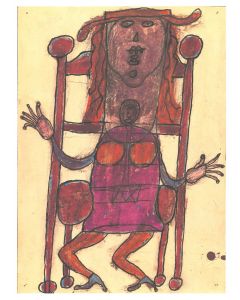 Dubuffet Composition from A même la pierre by Jean Dubuffet -  Contemporary Artwork