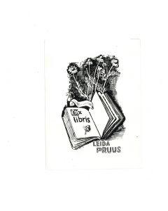 Ex Libris Leida Pruus - Modern Artwork