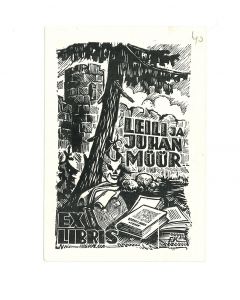Ex Libris Leili Ja Juhan Muur - Modern Artwork 