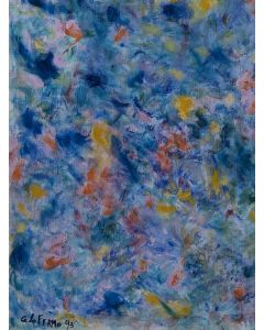 Blue Rectangular by Giorgio Lo Fermo - Contemporary Artwork 