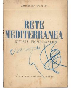 A.Soffici, Rete Mediterranea, First issue, Vallecchi Publishing House, Florence, 1920 , Cover