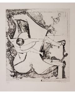 Marino Marini, Scomposizione, Etching, 1971,  III Plate, Imagines, Modern Art, Artwork