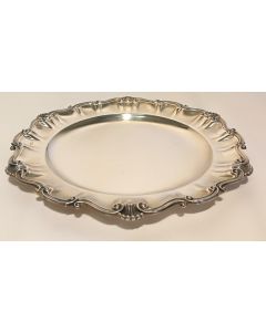Silver Dish Plate By Anonymous - Decorative Object