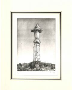 Henry Moore, Glenkiln Cross, Plate II, Etch., Aquatint and Drypoint, 1972, Contemporary Art, Artwork