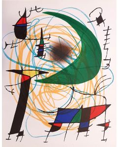 Miró Lithographe I - Plate V by Joan Miró - Surrealism