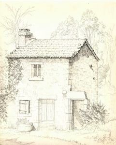 House in the wood, Drawing, Modern