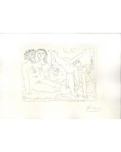 Famille de Saltimbanques by Pablo Picasso - Modern Artwork