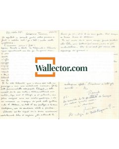 Autograph letter by Guttuso, by Renato Guttuso, Modern Art Manuscript